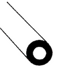 Plastruct 90102 TB-2 12pk TUBING 1/16