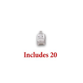 Digitrax LNRJ12P20 RJ12 Plugs-20 Pack