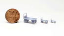 All Scale Miniatures 870985 Luggage Carts 5pack, HO