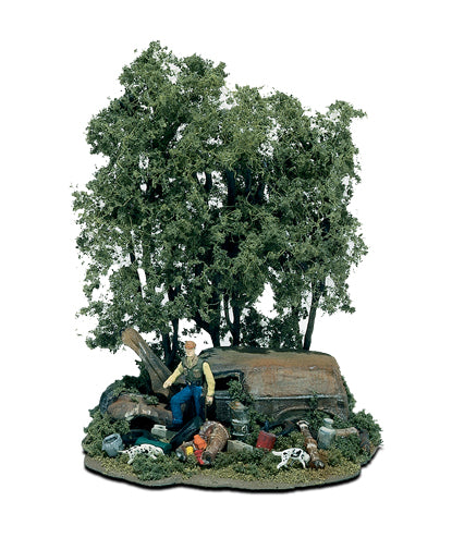 Woodland Scenics WOO104 Mini-Scene(TM) Unpainted Metal Kit -- The Hunter, HO Scale