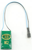 Train Control Systems TCS1427 MC2-KAC 2-Function DCC Decoder w/TCS Keep Alive Wires - Control Only -- No Harness w/2-Pin Connector for KA Unit .4 x .72 x .19" or 10.7 x 18.4 x 4, HO Scale