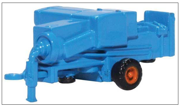 Oxford Diecast 553-NFARM006  1950-2000 Baler - Assembled -- Blue, N scale