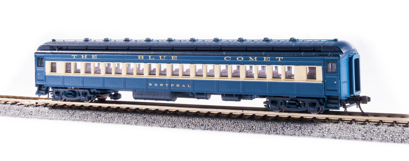 BLI 6529 CNJ 80' Passenger Coach, Blue Comet, Single Car, N (Fantasy Paint Scheme)