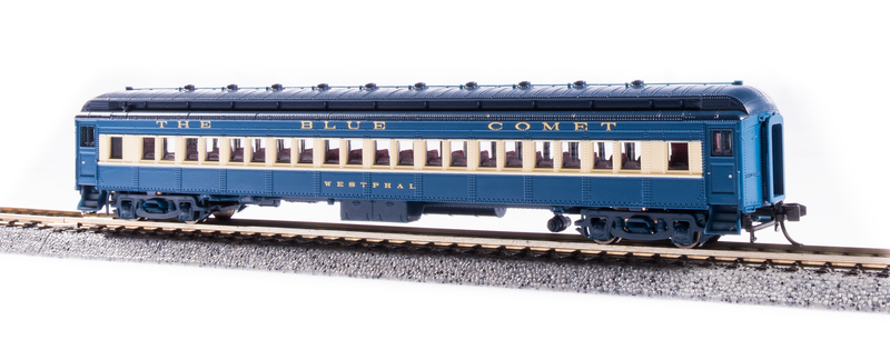 BLI 6528 CNJ 80' Passenger Coach, Blue Comet, Single Car, N (Fantasy Paint Scheme)