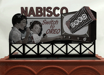Miller Engineering Animations 441752 Nabisco Billboard, HO and N Scales