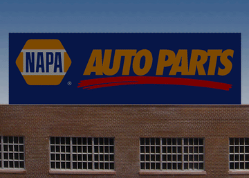 Miller Engineering Animations 884001 Napa Auto Parts Billboard, O