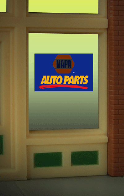 Miller Engineering Animation 8895 NAPA Window sign
