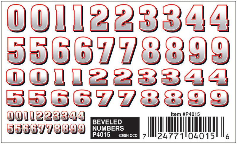 Beveled Numbers