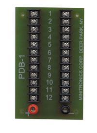 Miniatronics MNTPDB1 12-Position Pre-Wired Power Distribution Block [1 unit], All Scales