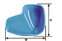 Plastruct 94710 Swimming Pool -- 4 5/8" x 4", HO Scale