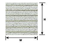 Plastruct 91642 Roofing - Asphalt Shingles (Vacuum-Formed Styrene Sheet 24 x 7 x .020") -- Gray - .475" Spacing, G Scale