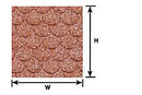 Plastruct 91654 (1:24) Scalloped Edge Tile Sheet, G Scale