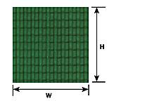 Plastruct 91665 (1:100) Ridged Clay Tile Sheet, HO Scale