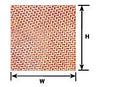 Plastruct 91670 Patterned Sheets - Stone - Interlocking Paving - .020 x 7 x 12" pkg(2) -- .082" Red Stones, HO Scale