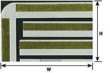 Plastruct 91690 Building Sheets -- Parkway Sidewalks pkg(2), HO Scale