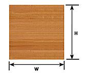 Plastruct 91529 1/64" Wood Planking Sheet, All Scales