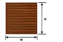 Plastruct 91551 Patterned Sheets - Siding - Clapboard - .020 x 7 x 12" pkg(2) -- White - .125" Spacing, All Scales