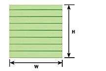Plastruct 91552 Patterned Sheets - Siding - Clapboard - .020 x 7 x 12" pkg(2) -- White - .187" Spacing, All Scales