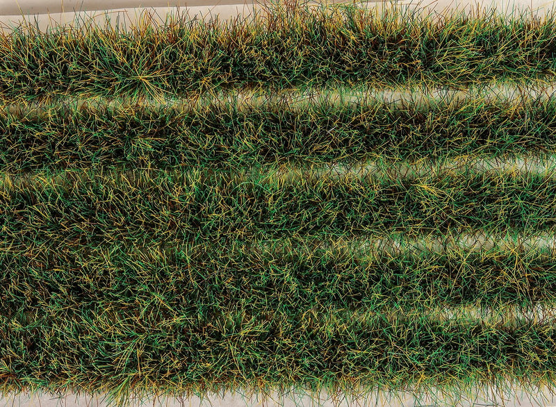 Peco PSG-48 Water Meadow Grass Tuft Strips 10mm High Self Adhesive