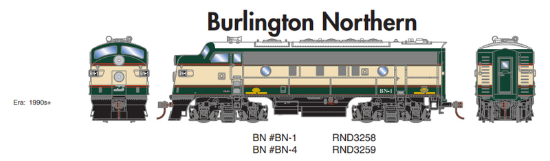 PREORDER Athearn Roundhouse RND3258 HO F7A, BN-1