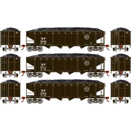 PREORDER Athearn Roundhouse RND88182 HO 40' 4-Bay Offset Hopper w/Load, MP