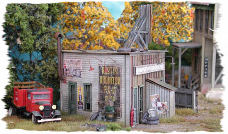 Bar Mills 832 Rusty Radiator Company Kit, HO