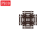 Peco SL-8390 Crossing, 90 Degrees, HO