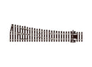 Peco PCOSL-E195 Turnout, Medium Radius, Right Hand, Scale HO