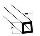 Plastruct 90205 ST-12 4pk SQUARE TUBING 3/8