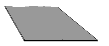 Plastruct 91007 ABS Sheet - Gray - 7 x 12" 17.8 x 30.5cm -- .100" .25cm pkg(2), All Scales