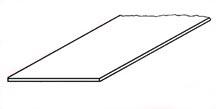 Plastruct 91101 Styrene Sheet - White - 7 x 12" 17.8 x 30.5cm -- .010" .03cm pkg(8), All Scales