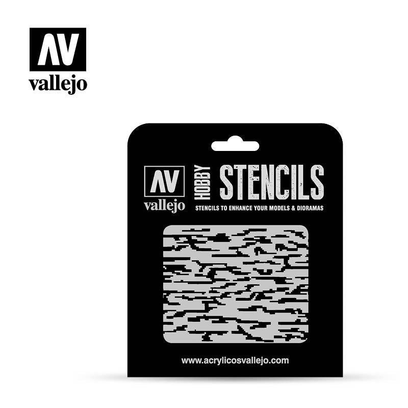 Vallejo Acrylic Paints AM004 Pixelated Modern Camo