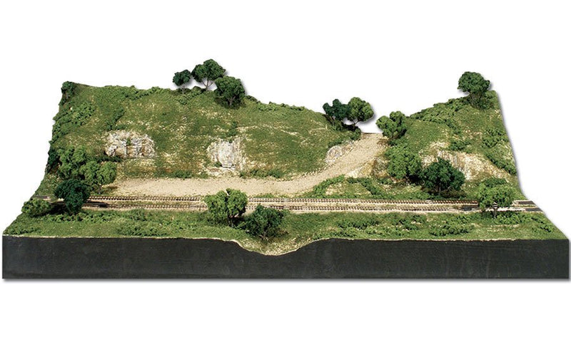 Woodland Scenics WOO4801 Mod-U-Rail(TM) System Layout -- Straight Module; Approximately 18 x 34" 45 x 85cm, All Scales