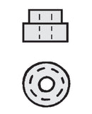 Plastruct 95584 Pipe Flange For Tb-4, All Scales