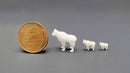 All Scale Miniatures 870964 Mountain Goat Pack 5pack, HO - Unpainted