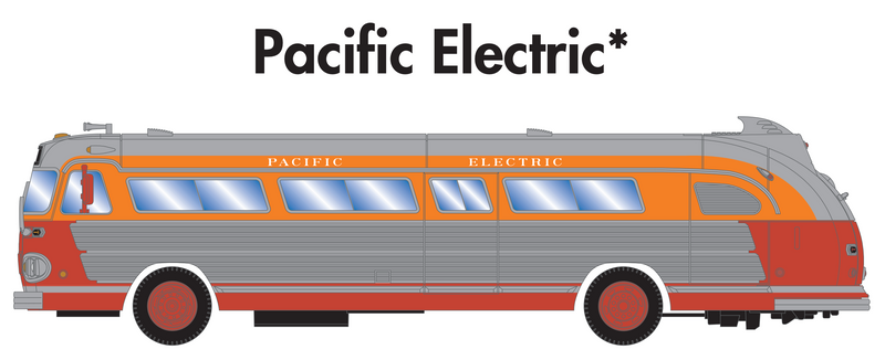 Athearn ATH29072 HO Intercity Bus, Pacific Electric Long Beach