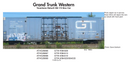 PREORDER Athearn Genesis ATHG26866 HO 60' Texarkana Rebuilt XB-172 Box, GTW
