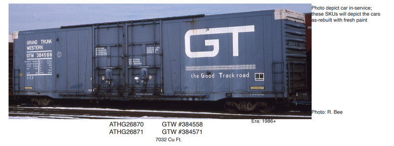 PREORDER Athearn Genesis ATHG26871 HO 60' Texarkana Rebuilt XB-172 Box, GTW