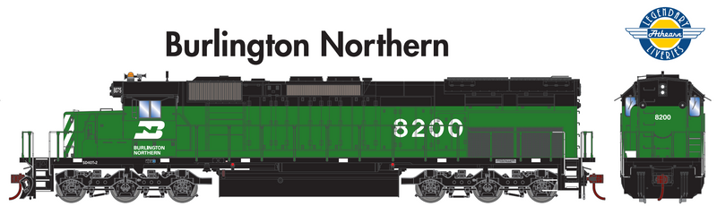 PREORDER Athearn ATH71750 HO SD40T-2 Locomotive, LL BN