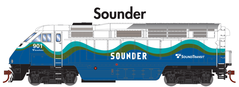 PREORDER Athearn ATH64952 HO F59PHI Locomotive With DCC & Sound, SDRX