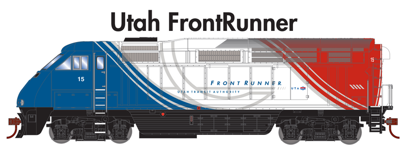 PREORDER Athearn ATH64956 HO F59PHI Locomotive With DCC & Sound, UTAX