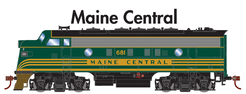 PREORDER Athearn Roundhouse RND3331 HO F7A Locomotive, MEC