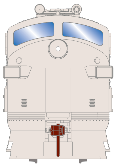 PREORDER Athearn Roundhouse RND3333 HO F7A Locomotive, Undecorated / Single Headlight