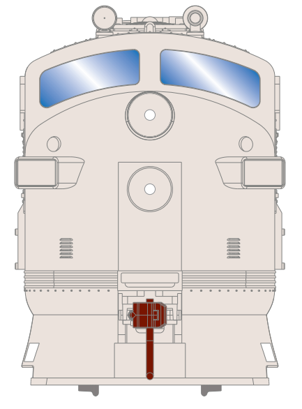 PREORDER Athearn Roundhouse RND3334 HO F7A Locomotive, Undecorated / Dual Headlight