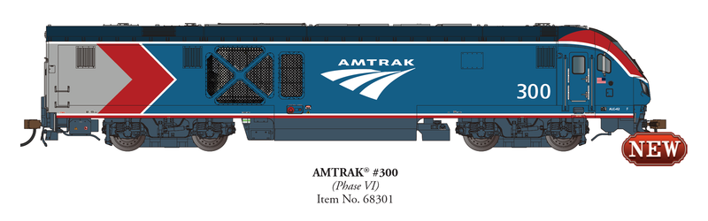 Bachmann 68301 SIEMENS ALC-42 CHARGER (TCS WOWSOUND EQUIPPED) AMTRAK