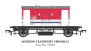 Bachmann 74903 BRITISH BRAKE VAN TRACK CLEANING CAR LONDON TRANSPORT