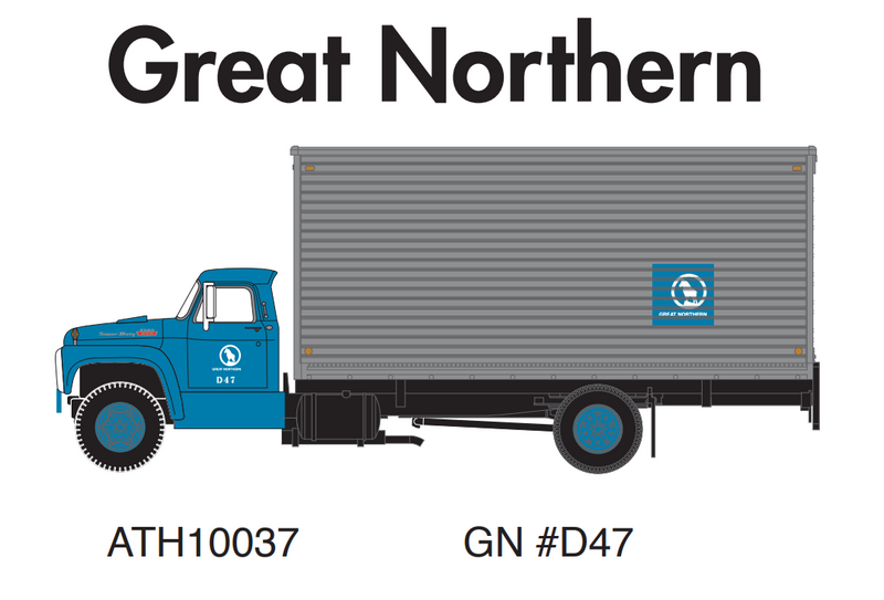 PREORDER Athearn ATH10037 HO Ford F850 Box Van, GN