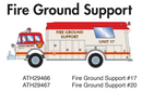 PREORDER Athearn ATH29467 HO Ford C Fire Rescue Truck, Ground Support
