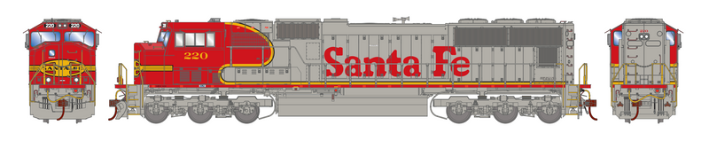 PREORDER Athearn Genesis ATHG71228 HO SD75M w/DCC & Sound, ATSF