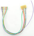 Train Control Systems TCS1364 DCC Decoder Harness -- T-5"R NMRA 8-Pin Plug Rotated 180 Degrees, 5" 12.7cm Wires T Series Harnes